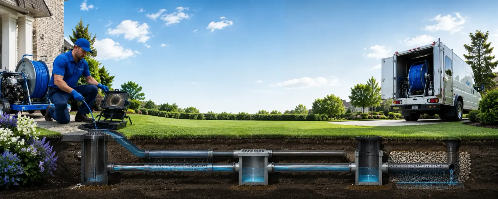 Outdoor drain cleaning information for Millville, MA